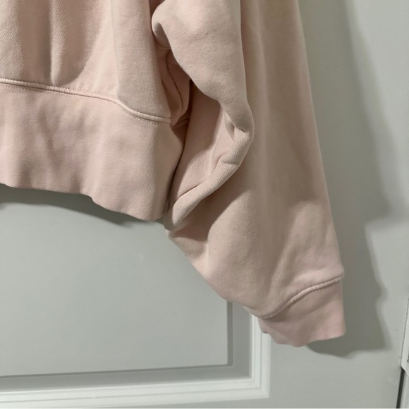 Nike Phoenix Over-Oversized Crew Neck Pink Sweatshirt Swoosh Women's Size Small - Picture 12 of 13